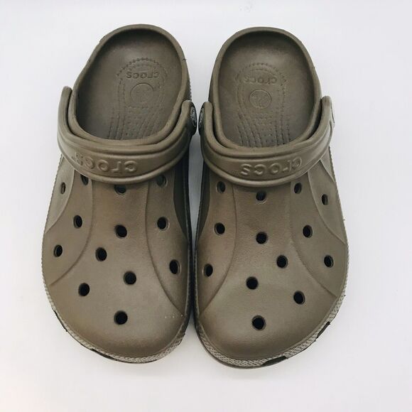 Crocs Classic Brown Clog Men's 6 - Women's 8  Comfort Shoes Slip On Water Sandal - Picture 5 of 10
